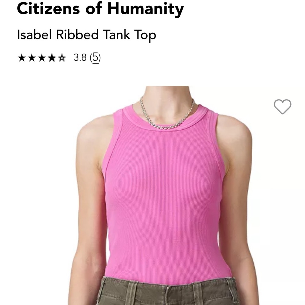 Citizens of Humanity fuchsia cotton pullover! Size XL - Picture 3 of 5
